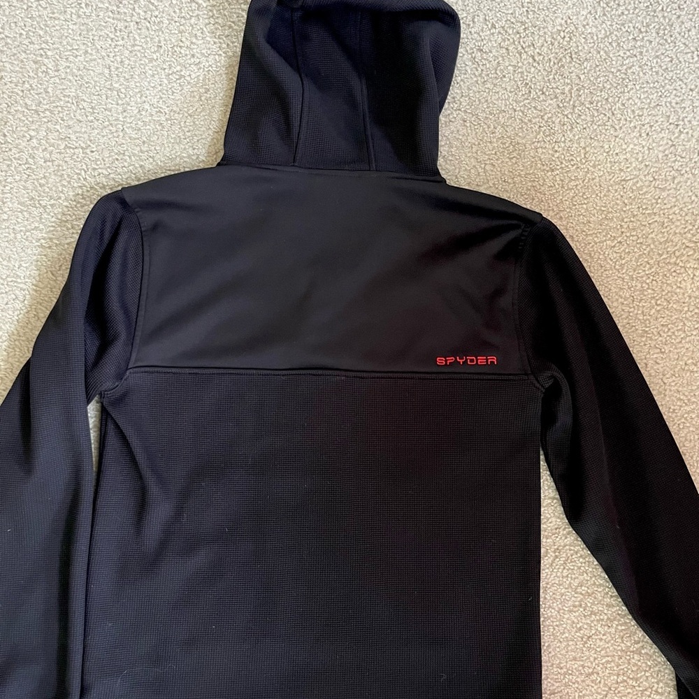 Spyder Black Pullover with Red Emblem - Picture 3 of 4